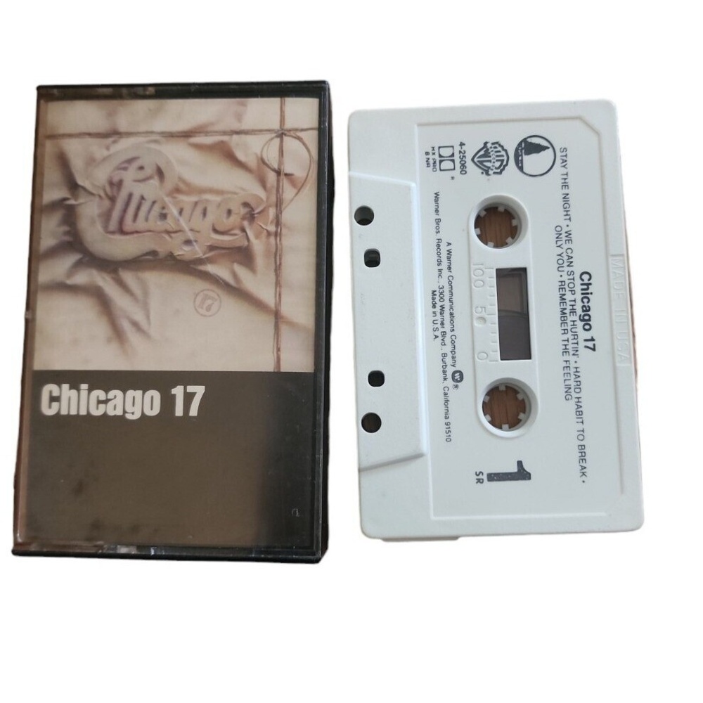Chicago 17‎ Cassette Tape 1984 Warner Bros. Records Music Album